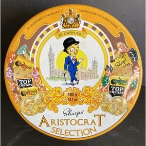 VINTAGE SHARPS ARISTOCRAT SELECTION SIR KREEMY KNUT TIN LONDON ENGLAND 5.5"